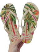 Chinelo Havaianas Slim Summer Bliss Original Verão