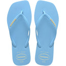 Chinelo Havaianas Slim Square Logo Pop Up Azul Lavanda