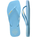 Chinelo Havaianas Slim Square Logo Pop Up Azul Lavanda