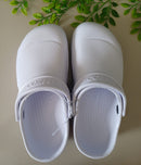 Babuche Feminino Branco Profissional Saúde - Leve Confortável