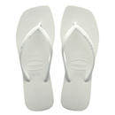 Chinelo Havaianas Feminino Slim Square Quadrada Branca - Tendência