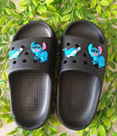 Chinelo Slide Unissex Tira Larga  Personalizado Com Pingente
