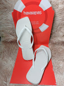 Chinelo Havaianas Feminino Slim Square Quadrada Branca - Tendência