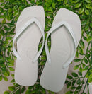 Chinelo Havaianas Feminino Slim Square Quadrada Branca - Tendência