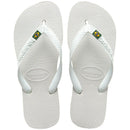Chinelo Havaianas Brasil Clássico Branco, Preto, Rosa e Azul Naval - Ícone Unissex Original