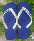 Chinelo Havaianas Brasil Clássico Branco, Preto, Rosa e Azul Naval - Ícone Unissex Original