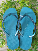 Chinelo Havaianas Feminino Slim Sparklen Brilho Cintilante - Original