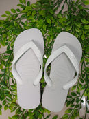 Chinelo Havaianas Top Branco Original - Clássico Unissex