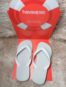Chinelo Havaianas Top Branco Original - Clássico Unissex