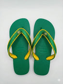 Chinelo Havaianas Top Verde Pátria Personalizado Brasil Original