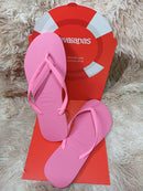 Chinelo Havaianas Feminino Slim Rosa Cristal - Delicado e Romântico Original