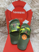 Chinelo Havaianas Infantil Exército Camuflado Masculino - Original