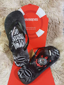 Chinelo Havaianas Masculino Top Times Futebol - Palmeiras Corinthians Original