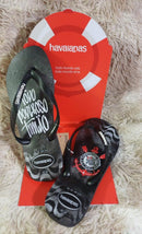 Chinelo Havaianas Masculino Top Times Futebol - Palmeiras Corinthians Original