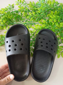 Chinelo Slide Tira Larga Unissex Preto Corfly Confortável