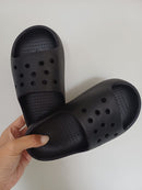 Chinelo Slide Tira Larga Unissex Preto Corfly Confortável