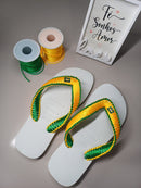 Chinelo Havaianas Top Branco Personalizado Brasil Original