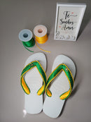 Chinelo Havaianas Top Branco Personalizado Brasil Original