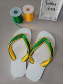 Chinelo Havaianas Top Branco Personalizado Brasil Original