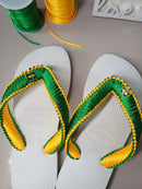 Chinelo Havaianas Top Branco Personalizado Brasil Original