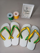 Chinelo Havaianas Top Branco Personalizado Brasil Original