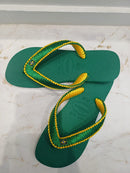 Chinelo Havaianas Top Verde Pátria Personalizado Brasil Original