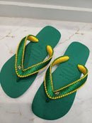 Chinelo Havaianas Top Verde Pátria Personalizado Brasil Original