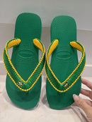 Chinelo Havaianas Top Verde Pátria Personalizado Brasil Original