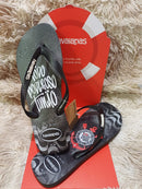 Chinelo Havaianas Masculino Times Corinthians Original