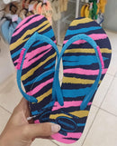 Chinelo Havaianas Kids Slim Glitter Marinho/Turquesa Menina Original